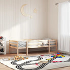 Houten kinderbedframe van massief grenenhout met elegant design - Naturel / 90 x 190 cm - Bedden & bedframes