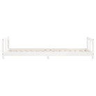 Houten kinderbedframe van massief grenenhout met tijdloos design - Peuter- & kinderbedden