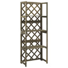 Houten Latwerk van Massief Vurenhout voor Tuin en Buitengebruik - Grijs / 1 - Tuinbogen latwerk & pergola’s