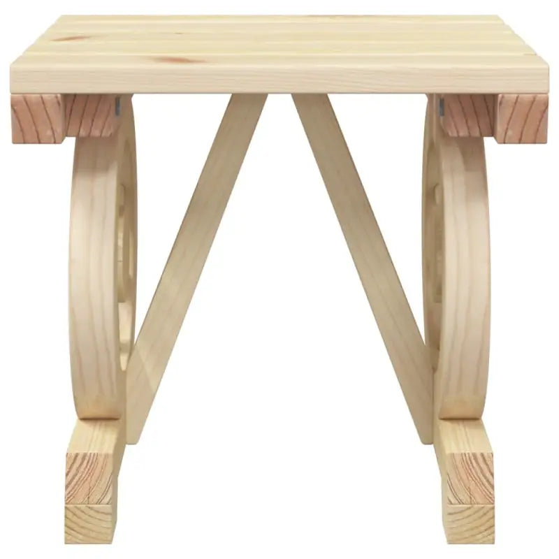 Houten loungeset Adirondack met massief vurenhout en afmetingen - Naturel / Stoel - Tuinsets