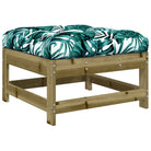 Houten loungeset met zachte kussens voor in de tuin - Tuinsets