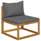 Houten Loungeset van massief acaciahout voor tuinplezier - Tuinsets