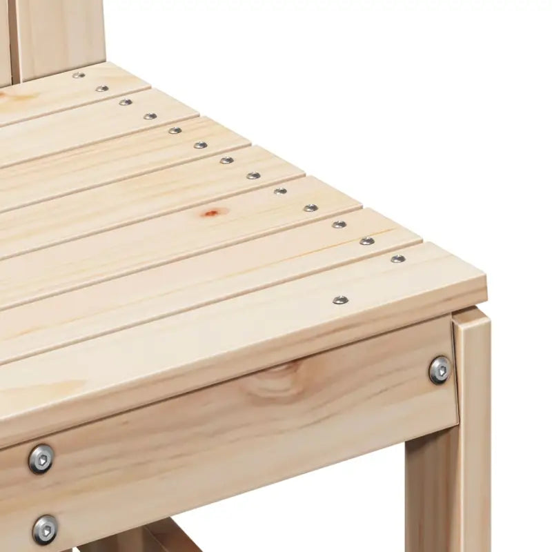 Houten loungeset van massief grenenhout voor in de tuin of op het terras - Tuinstoelen