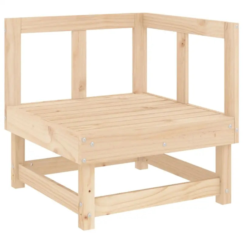 Houten loungeset van massief grenenhout voor in de tuin of terras - Tuinsets