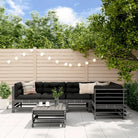 Houten loungeset van massief grenenhout voor in de tuin - Tuinsets