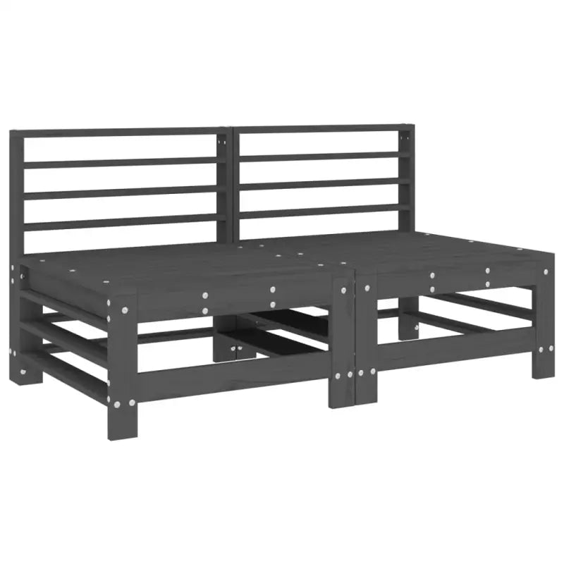Houten loungeset van massief grenenhout voor in de tuin - Tuinsets