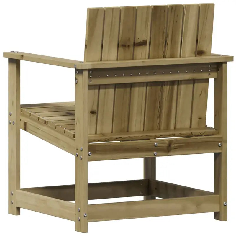 Houten loungeset van vacuüm geïmpregneerd grenenhout voor tuin en terras - Tuinstoelen