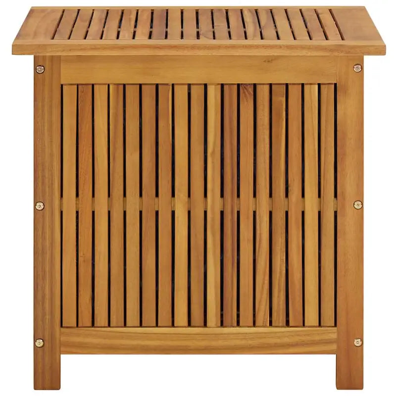 Houten opbergbox voor buiten van massief acaciahout met olieafwerking - Opbergboxen voor buiten