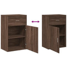 Houten opbergkast met stevig blad en bewerkt hout voor opgeruimde ruimtes - Opbergkasten & lockerkasten
