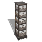 Houten Opbergkast met Trendy Design voor Inrichting - Bruin / 25 x 28 x 90 cm / 1 - Opbergkasten & lockerkasten