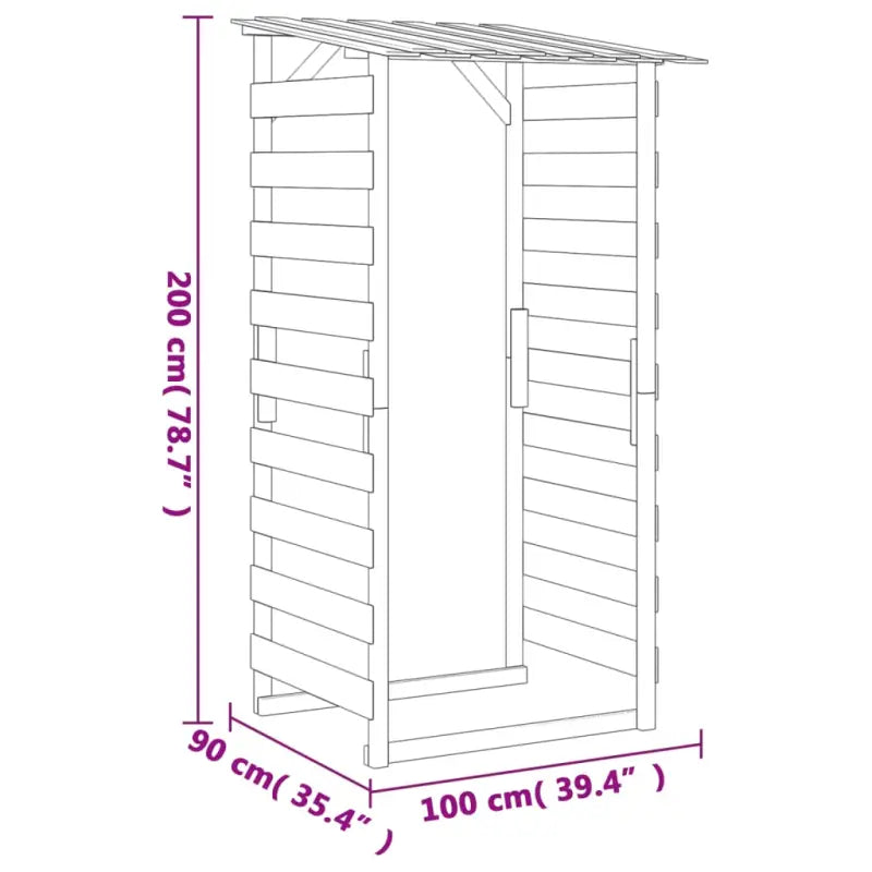 Houten pergola met geïmpregneerd grenenhout voor tuin en buitenruimte - Tuinbogen latwerk & pergola’s