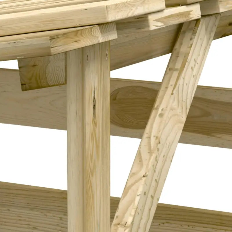 Houten pergola met geïmpregneerd grenenhout voor tuin en buitenruimte - Tuinbogen latwerk & pergola’s