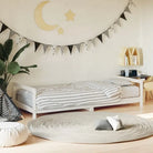 Houten Peuterrandbeden van massief grenenhout met tijdloos design - Wit / 80 x 200 cm - Peuter- & kinderbedden