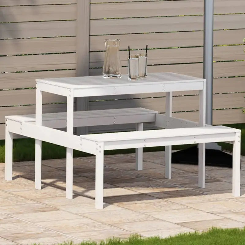 Houten picknicktafel van massief grenenhout voor buitengebruik - Tuintafels
