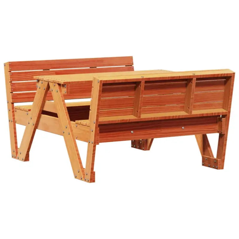 Houten picknicktafel van massief grenenhout voor kinderbaksesspellen - Tuintafels