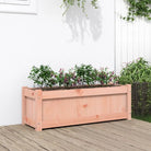 Houten plantenbak van geïmpregneerd grenenhout voor tuin en balkon - Natuurlijk douglashout / 1 - Bloempotten &