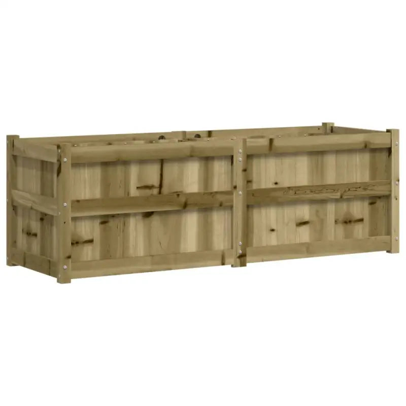 Houten plantenbak van geïmpregneerd grenenhout voor tuin en terras - Bloempotten & plantenbakken