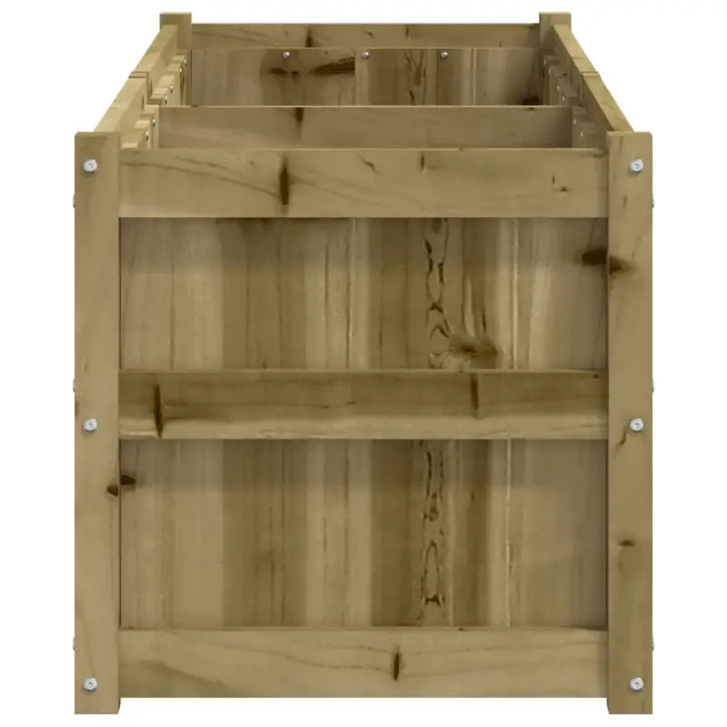 Houten plantenbak van geïmpregneerd grenenhout voor tuin en terras - Bloempotten & plantenbakken