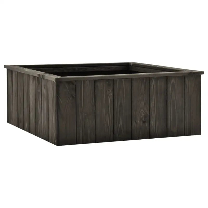 Houten plantenbak van massief grenenhout voor tuin en balkon decoratie - 74 x 77 x 30 cm / 1 - Bloempotten &