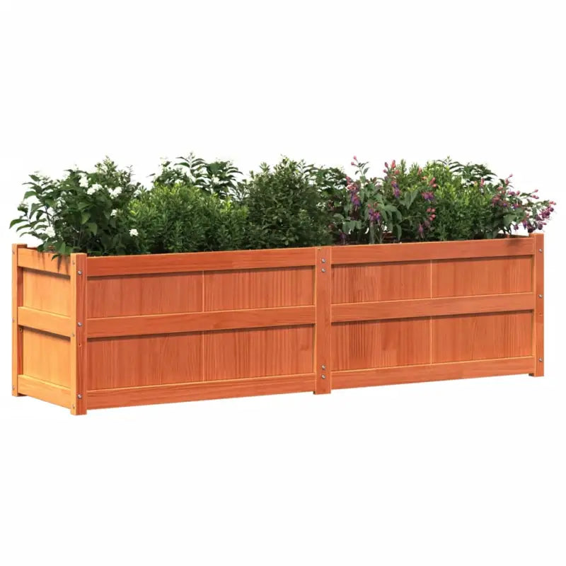 Houten plantenbak van massief grenenhout voor tuin en balkon - Bloempotten & plantenbakken