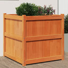 Houten plantenbak van massief grenenhout voor tuin en balkon - Bruin / 1 - Bloempotten & plantenbakken