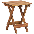 Houten plantenstandaard van massief acaciahout met natuurlijke olieafwerking - 30 x 30 x 38 cm / 1 - Plantenstandaarden
