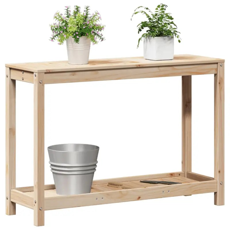 Houten plantenstandaard van massief grenenhout voor binnen en buiten - Plantenstandaarden