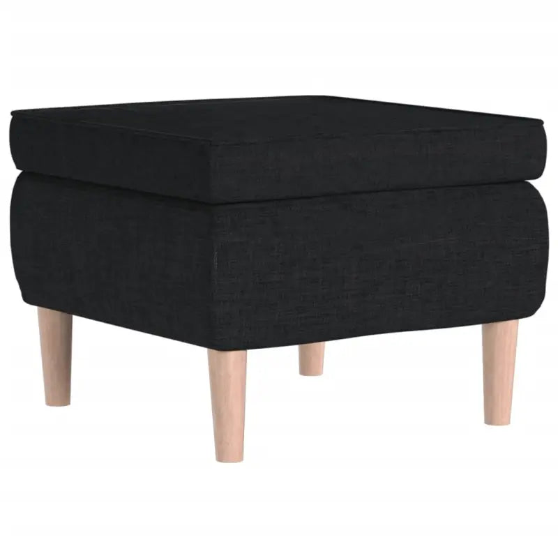 Houten poten kruk voor woonkamer met zachte vulling en stijl - Klapstoelen & krukken