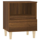Houten Poten Nachtkastje met Elegant en Duurzaam Design - Nachtkastjes