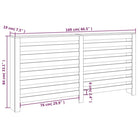 Houten radiatorombouw van massief grenenhout voor decoratie en extra plankruimte - Accessoires voor radiators