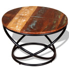 Houten salontafel in antieke stijl met massief gerecycled hout - Salontafels