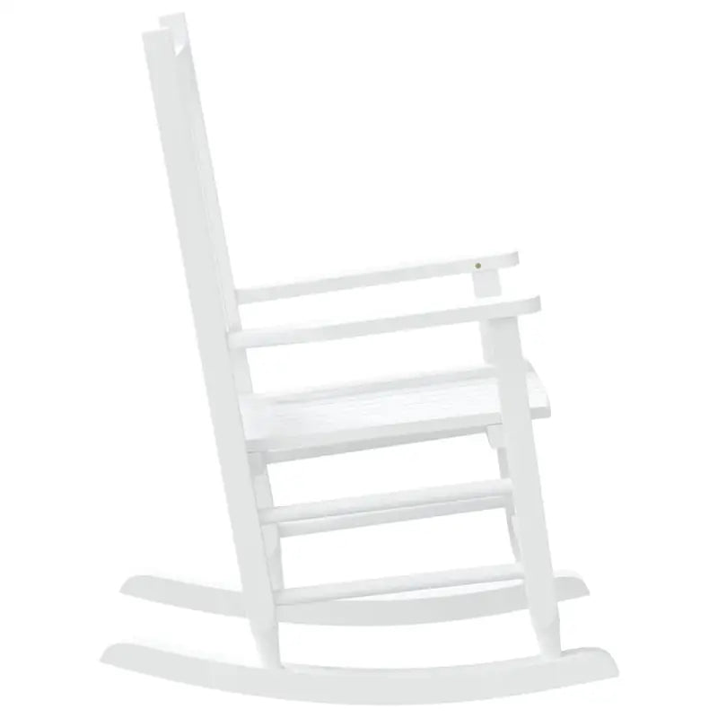 Houten Schommelstoel voor Buiten met Stevige Populierenhouten Frame - Schommelstoelen