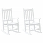 Houten Schommelstoel voor Buiten met Stevige Populierenhouten Frame - Schommelstoelen