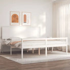 Houten seniorenbed met massief grenenhout voor een goede nachtrust - Bedden & bedframes