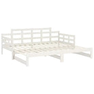 Houten slaapbank met massief grenenhout en handige totale afmetingen - Bedden & bedframes