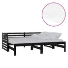 Houten slaapbank van massief grenenhout met comfortabele zit- en slaafunctie - Bedden & bedframes