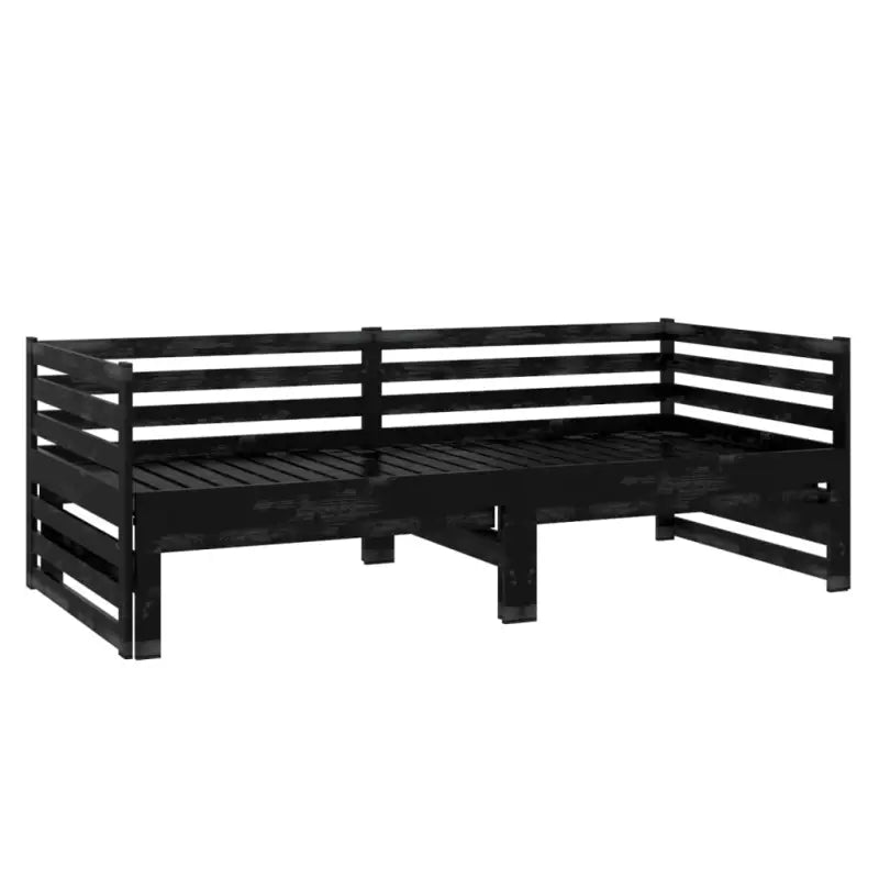Houten slaapbank van massief grenenhout met comfortabele zit- en slaafunctie - Bedden & bedframes