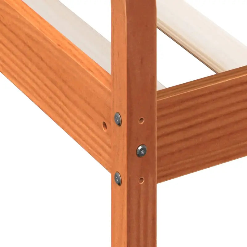 Houten slaapbank van massief grenenhout met multiplex lattenbodem - Bedden & bedframes