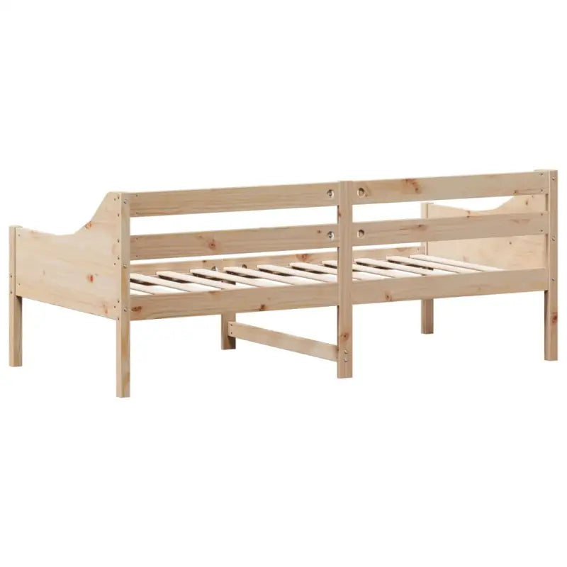 Houten slaapbank van massief grenenhout met multiplex lattenbodem - Bedden & bedframes