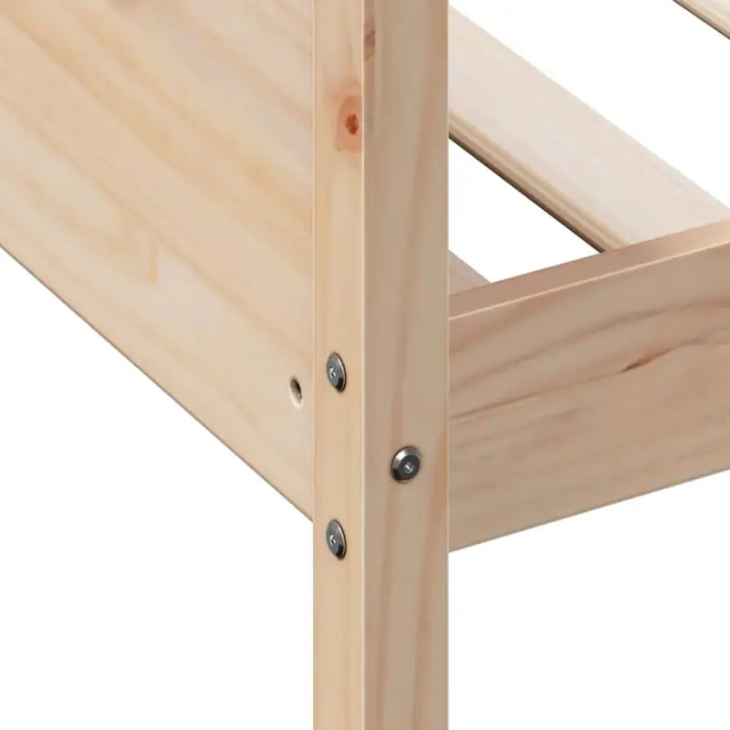 Houten slaapbank van massief grenenhout met multiplex lattenbodem - Bedden & bedframes