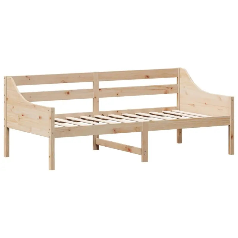Houten slaapbank van massief grenenhout met multiplex lattenbodem - Bedden & bedframes