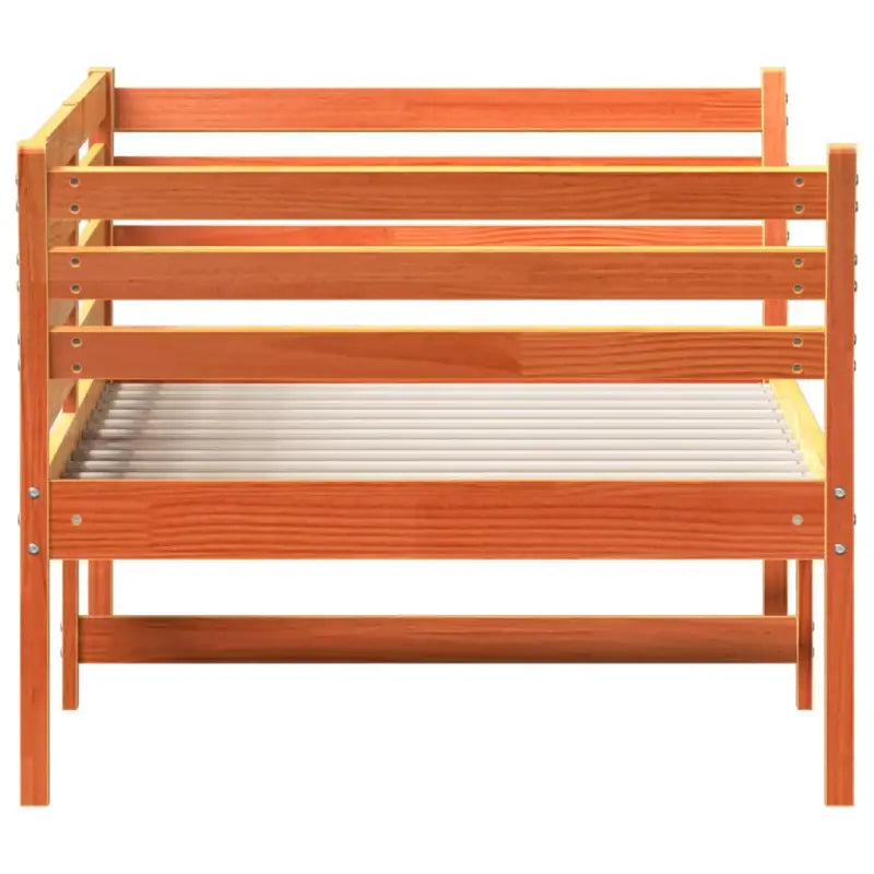 Houten slaapbank van massief grenenhout met multiplex lattenbodem - Bedden & bedframes