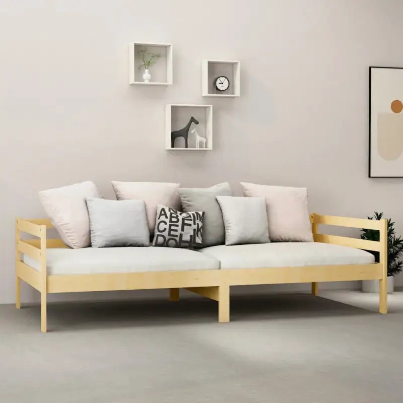 Houten Slaapbank van Massief Grenenhout voor Comfort en Stabiliteit - Bedden & bedframes