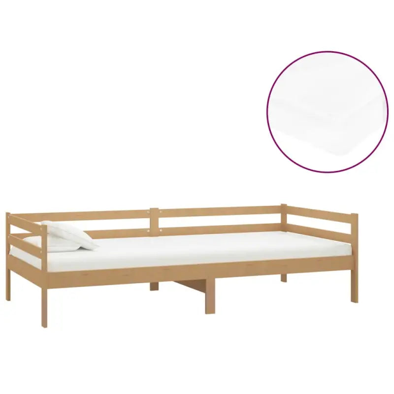 Houten slaapbank van massief grenenhout voor comfortabel logeerplezier - Bedden & bedframes