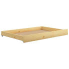 Houten slaapbank van massief grenenhout voor gasten en zitcomfort - Bruin - Bedden & bedframes