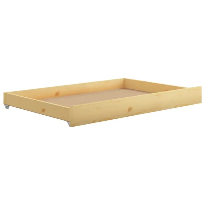 Houten slaapbank van massief grenenhout voor gasten en zitcomfort - Bruin - Bedden & bedframes