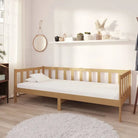 Houten slaapbank van massief grenenhout voor gasten en zitruimte - Honingbruin - Bedden & bedframes
