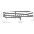 Houten Slaapbank van Massief Grenenhout voor Logees en Comfort - Bedden & bedframes