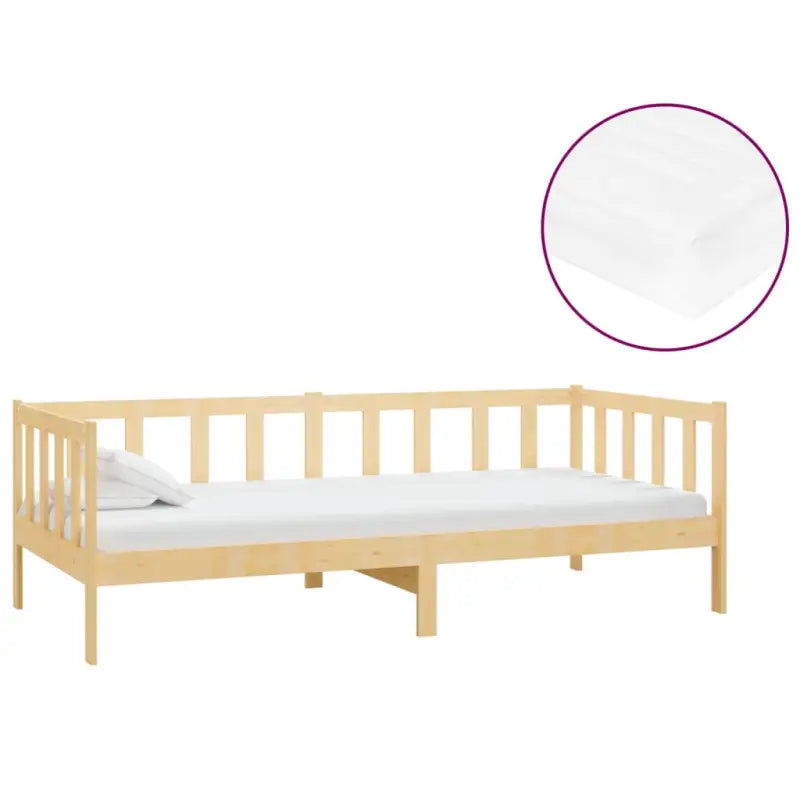 Houten slaapbank van massief grenenhout voor logees en zitcomfort - Bedden & bedframes