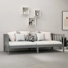 Houten Slaapbank van Massief Grenenhout voor Logees en Zitcomfort - Bedden & bedframes